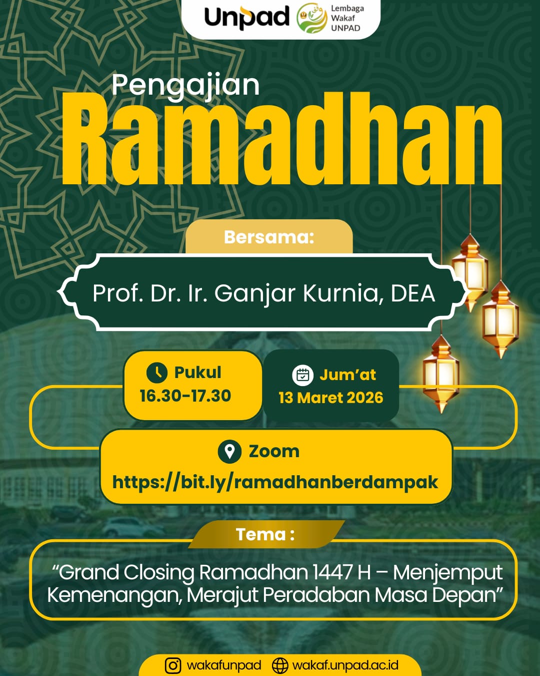 Pengajian Akhir Ramadhan 1447 H