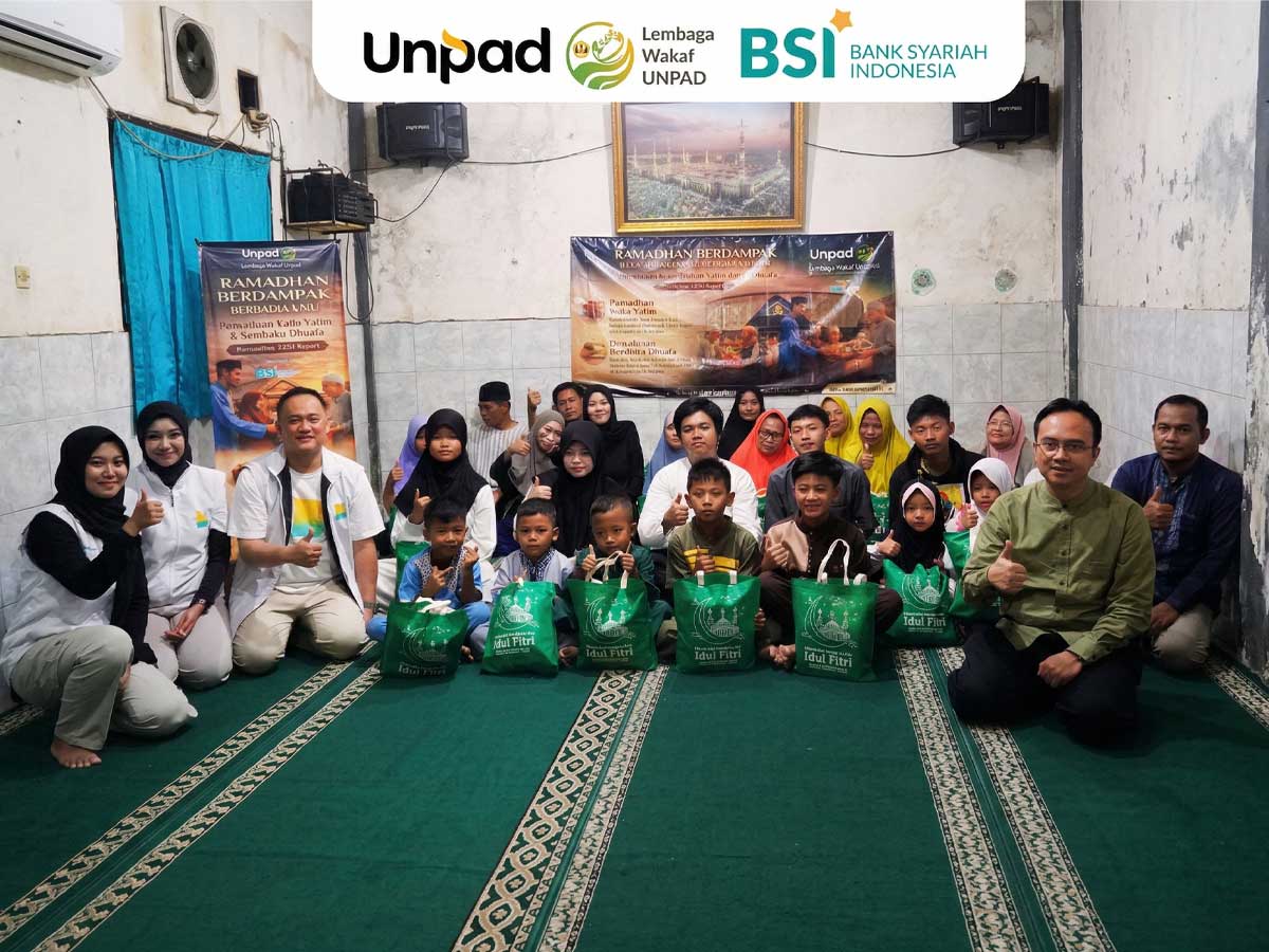 Lembaga Wakaf Unpad Berbagi Keceriaan dengan Yatim dan Dhuafa